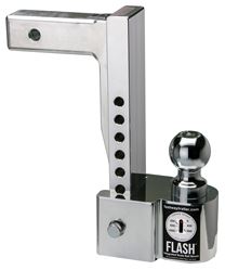 Picture of Fastway 48-00-8900 Flash ISBM Adjustable Aluminum Ball Mount with Integrated Tongue Weight Scale 10" Drop 11" Rise