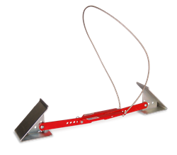 Picture of Fastway 84-00-4150 OneStep Tandem Axle Wheel Chock 16-30 Inch Adjustable