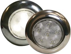 Picture of SeaSense 50023804 3" LED Puck Light Stainless Steel Marine