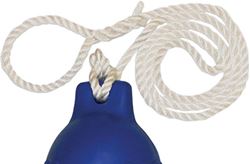 Picture of SeaSense 50012811 Twisted Fender Line 3/8" x 6' White