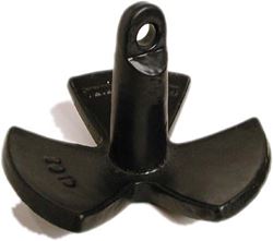 Picture of SeaSense 50074544 15 lb River Anchor Black Vinyl Coated