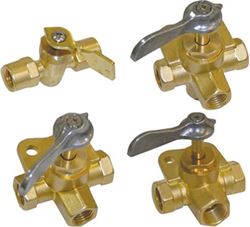 Picture of SeaSense 50052449 Brass Fuel Shut Off Valve 3/8" NPT Female 3-Way