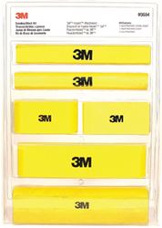 Picture of 3M 05684 Hookit Foam Sanding Block Kit - 7 Piece Assortment