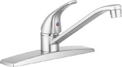 Picture of Dura Faucet DFNMK600SN Single Lever RV Kitchen Faucet Satin Nickel
