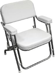 Picture of Wise Seating 3316784 Promotional Deck Chair, Brite White