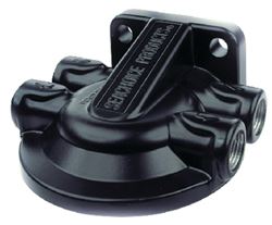 Picture of Seachoice 21401 Aluminum Fuel Water Separator Mounting Bracket Black Powder Coated