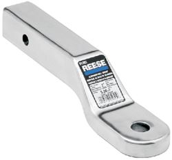 Picture of Wesbar 40382 Reese 40382 Polished Aluminum 8,000 lb Capacity 10 5/8" Ball Mount with 3" Rise & 4" Drop