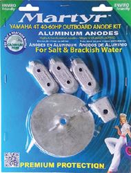 Picture of Martyr Anodes CMY4060KITZ Complete Anode Kit for Yamaha 40-60 HP Outboards, Zinc