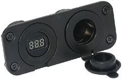 Picture of Attwood Marine 14263-6 12V Dual USB Adapter with Voltmeter