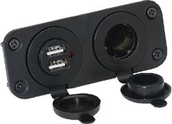 Picture of Attwood Marine 14262-6 Dual USB Adapter Charger 12V Marine