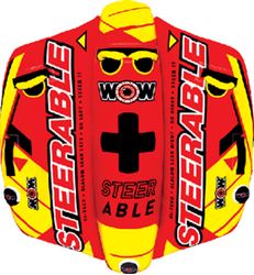 Picture of Wow Sports 19-1090 Steerable 2-Person Towable Tube with Flex-Wing System