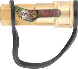 Picture of Marshall Excelsior MEGMCL4P Quick Disconnect Coupler 1/4" QD x 1/4" FNPT with Shut-Off Valve