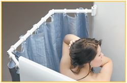 Picture of Stromberg Carlson EXT-3542 Extend-A-Shower RV Shower Curtain Rod White 35-42 Inch