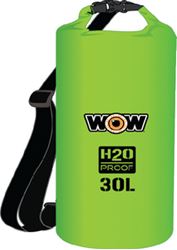 Picture of Wow Sports 185090G 30L Waterproof Dry Bag with Shoulder Strap - Green