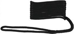 Picture of Attwood Marine 11752-7 3/8" x 15' Solid Braid Polypropylene Rope Black