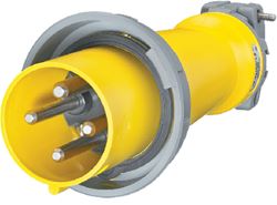 Picture of Hubbell M4100P12 Marine Shore Power Plug 100A 125/250V 3-Pole 4-Wire