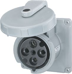 Picture of Hubbell M4100R12 30A 125V Watertight Dockside Receptacle