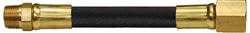 Picture of Marshall Excelsior Co. MER611-48 3/8" x 48" LP Gas Hose with 3/8" MPT x 1/2" Female Flare Fittings