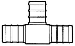 Picture of Lasalle Bristol (bristol Prods) 49UTT333 Bristol 49UTT333 QestPEX Tee, 1/2" Barb