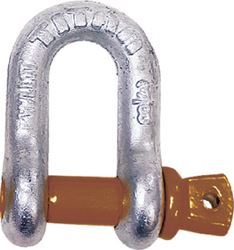 Picture of HWH 10319064 Hot Galvanized D Shackle, 3/8"