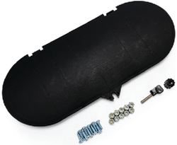 Picture of Camco 40567 Replacement Cap Kit for Propane Tank Cover, Single 20lb, Black