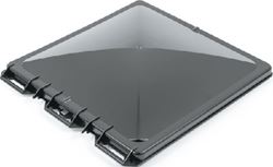 Picture of Camco 40173 RV Roof Vent Lid Cover for Jensen Metal Base 1994 and Newer, Black