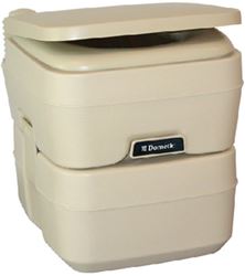 Picture of Sealand 9108554388 Dometic SaniPottie 965 Portable Toilet 5 Gallon with Brackets