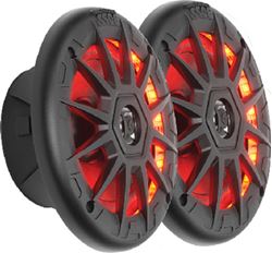 Picture of Boss Audio Systems MRGB55B BOSS MRGB55B 5-1/4" 2 Way Weatherproof LED Marine Full Range Speakers, Black, 1 pr.