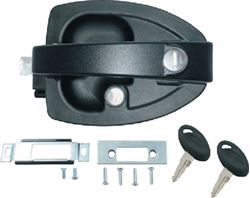 Picture of AP 013521 Travel Trailer Squeeze Latch Black RV Entry Door