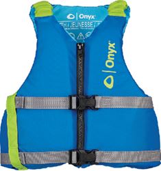 Picture of Full Throttle 12190050000221 Onyx 12190050000221 Youth Paddle Life Jacket, Youth, Blue