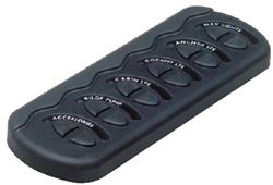 Picture of BEP Marine CG26WF Contour Generation II 6-Switch Sprayproof Panel with Fuses