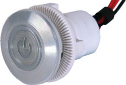 Picture of Sea-Dog Line 4030651 LED Push Button On/Off Switch with Blue Ring Light