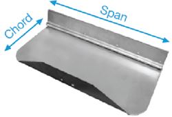 Picture of Bennett TPA189 BENNETT MARINE 18 X 9 STANDARD TRIM PLANE ASSEMBLY