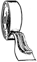 Picture of Permatite Manu. DS5170-30 Extruded Butyl Tape 3/16" x 7/8" x 30' Grey