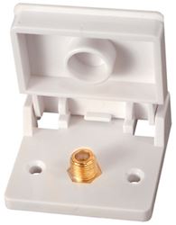 Picture of RV Designer T111 White Weatherproof TV Jack with Gold Connector