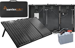 Picture of Samlex MSK-135 135W Portable Solar Charging Kit with Charge Controller