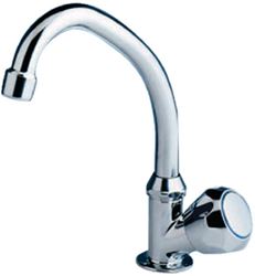 Picture of Scandvik 10172P Chrome Plated Brass Cold Water Tap with Swivel Spout