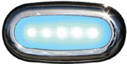 Picture of Scandvik 41362P LED 12V Surface Mount Courtesy Light Blue