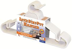 Picture of Tri-Lynx 1200W Stay-Put Clothes Hanger White 6-Pack for RV Camper