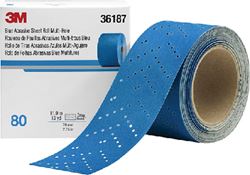 Picture of 3M 36192 Blue Abrasive Hookit Sheet Roll 2-3/4" x 13 Yards