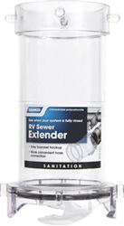 Picture of Camco 39562 RV Sewer Hose Adapter 3.5 Inch Clear Polycarbonate