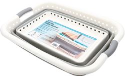 Picture of Camco 51903 Collapsible Utility Basket Large White/Gray