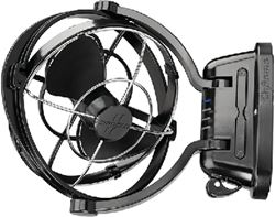 Picture of Cms Mfg. 7010CABBX Caframo Sirocco II 12/24V Gimbaled Cabin Fan, Black