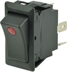 Picture of BEP Marine 1001708 Illuminated Rocker Switch SPST Off-On Red