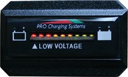 Picture of Dual Pro BFGHLITH Lithium Battery Gauge Rectangle Horizontal Display