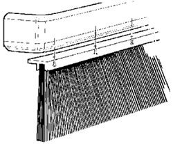 Picture of Industrial Brush Co 341022 Splash Stop 22" RV Mud Flap Brush Shield