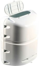 Picture of Camco 40564 Propane Tank Cover - Polar White for 20 lb Single Steel Tank