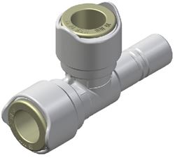 Picture of Whale Water Systems WX1521B Stem Tee 15mm Quick Connect Plumbing Fitting