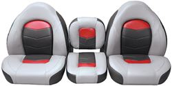 Picture of Wise Seating 33171881 Seat Pro-Angler 14 Gry Red Cha