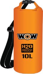 Picture of Wow Sports 185070O 20L Waterproof Dry Bag with Shoulder Strap Orange